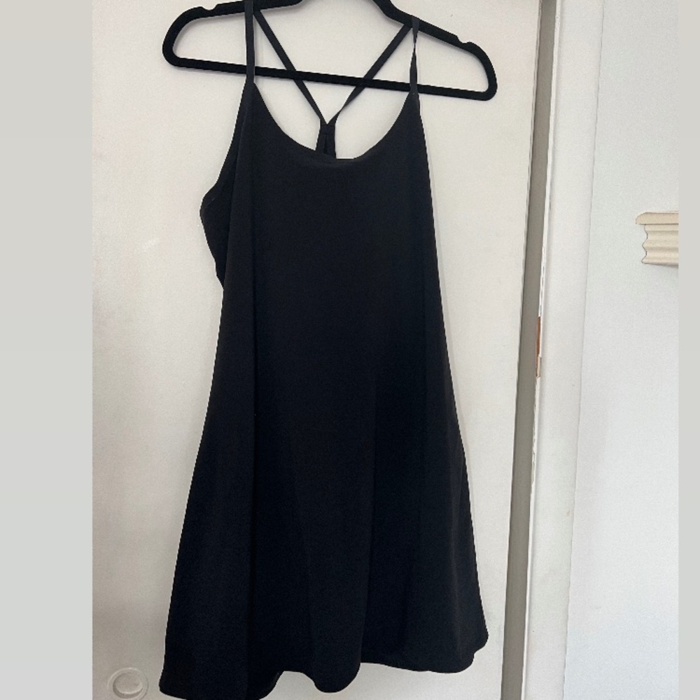 Black Outdoor Voices Exercise Dress
